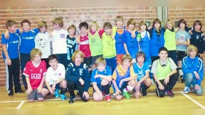 Ein Wochenende, das viel Spaß machte: Die D-Junioren des TSV Weinsberg und die D4-Junioren der FT Gern. (Foto: FT Gern)