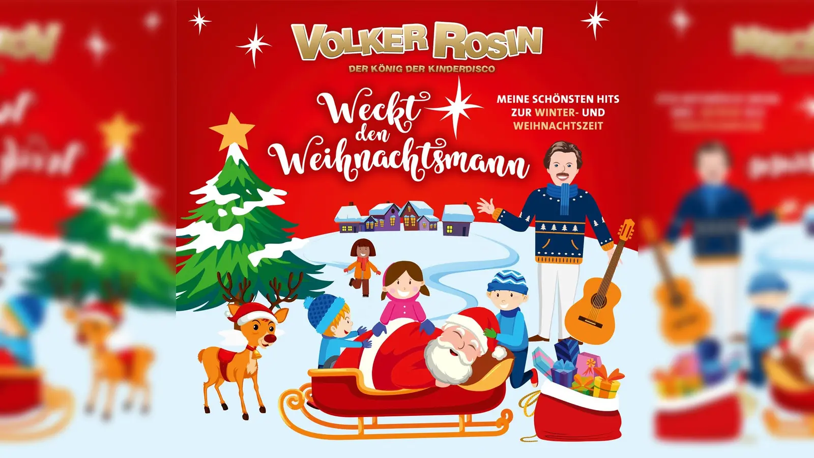 Brandneu: Die CD von Volker Rosin: "Weck den Weihnachtsmann".  (Foto: VA)