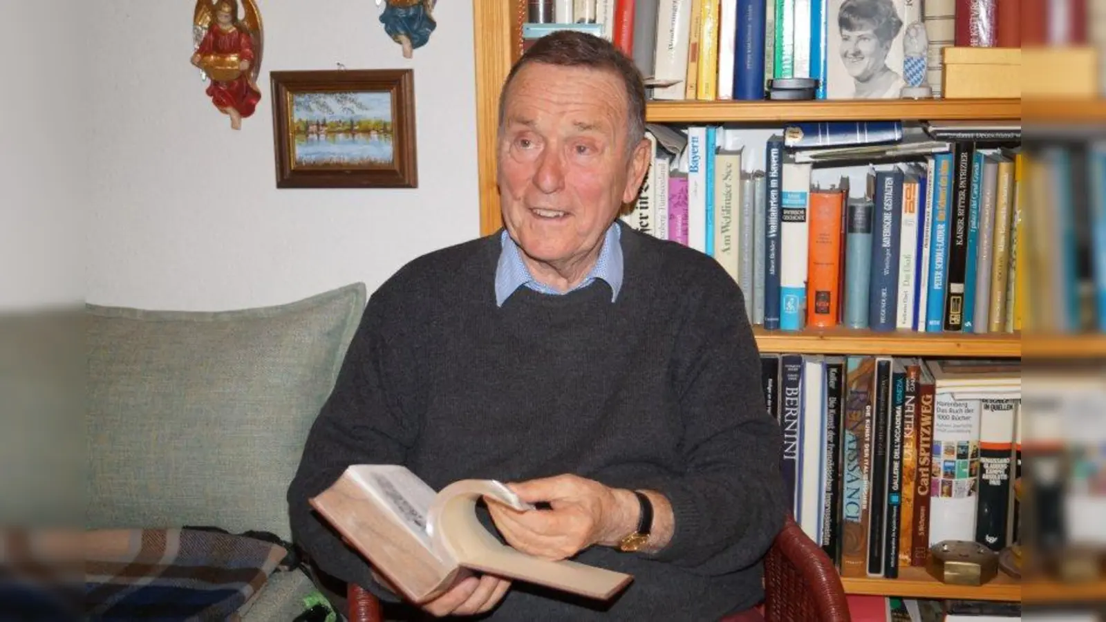 Anton Leitner liebte Bücher über alles. (Foto: pst)