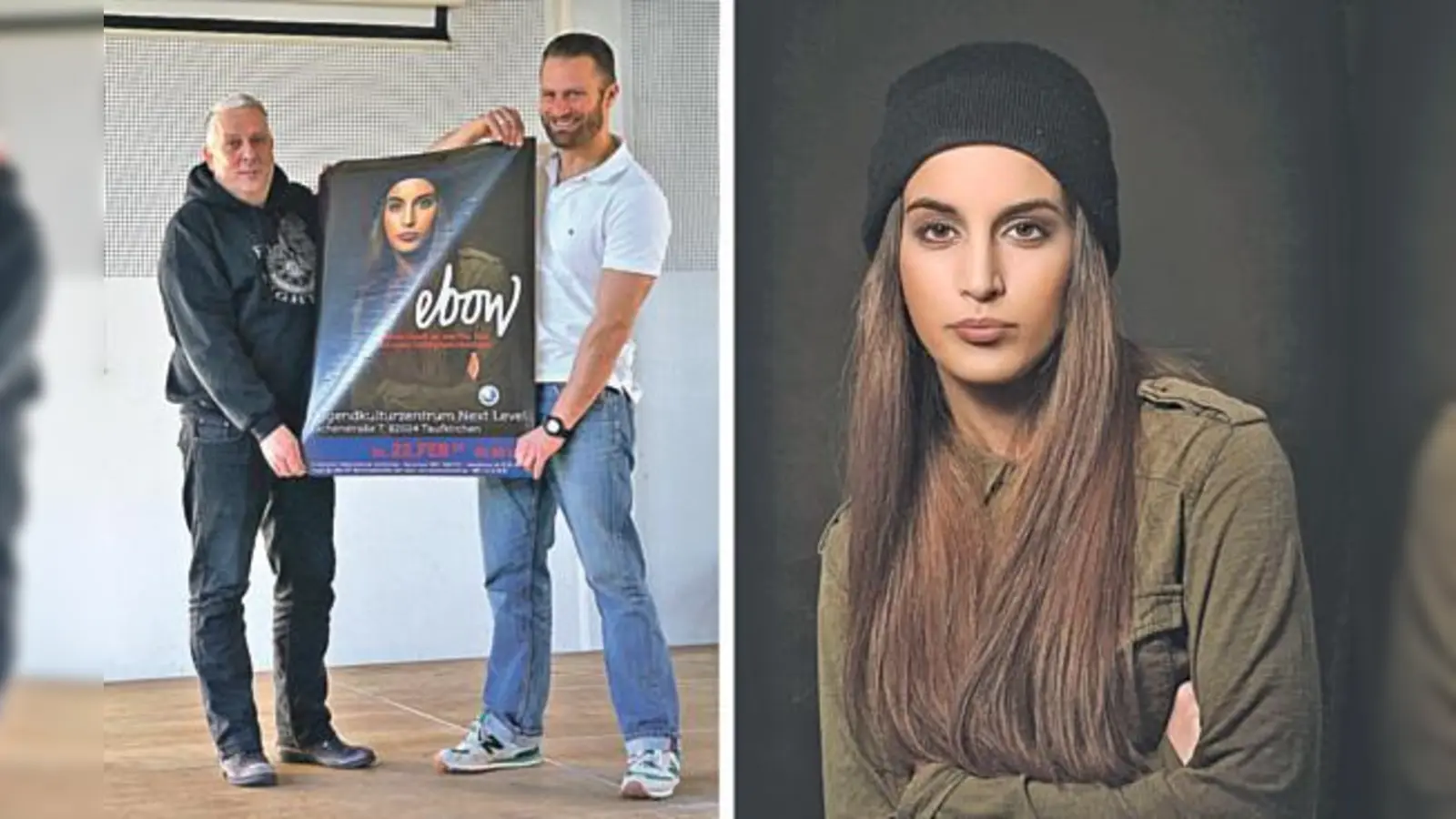 (li.) Kulturamtsleiter Michael Blume und Next-Level-Leiter Robert Laufmann freuen sich auf das Konzert am kommenden Samstag. Foto: hw  (re.) ebow tritt am 22. Februar im Next Level auf.  (Foto: Nils Schwarz)