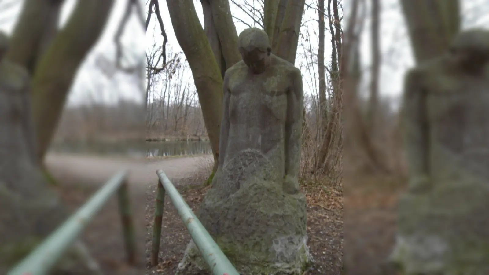Der „Denker” - wer weiß etwas über die Skulptur in Thalkirchen? (Foto: Karl Hirsch)