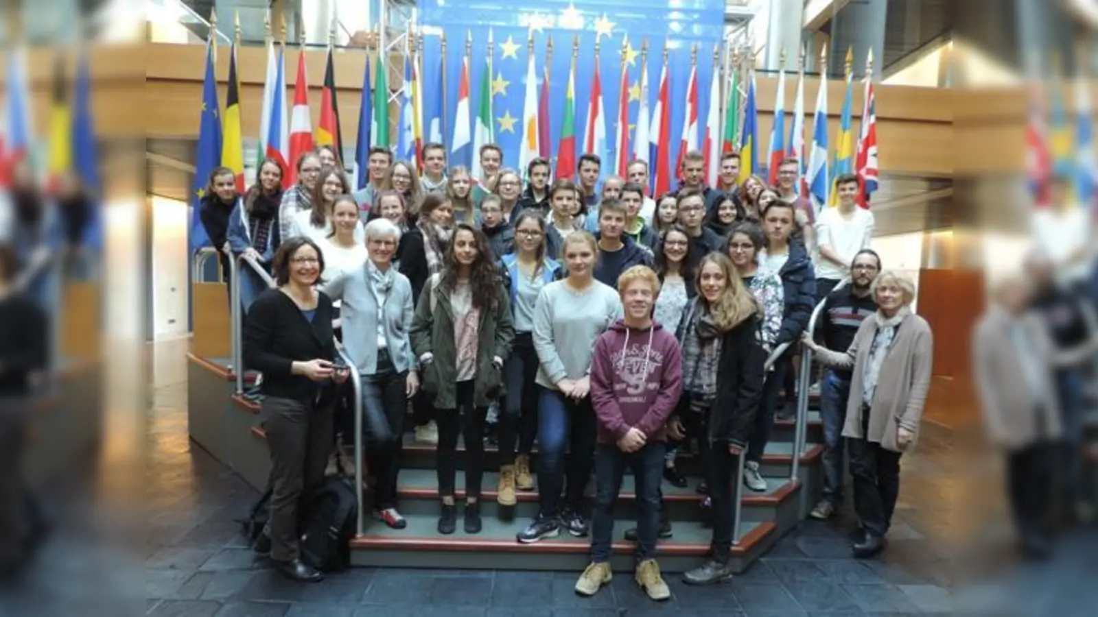 Der Besuch des Europaparlaments war einer der Höhepunkte der Fahrt ins Elsass.	 (Foto: AFG)