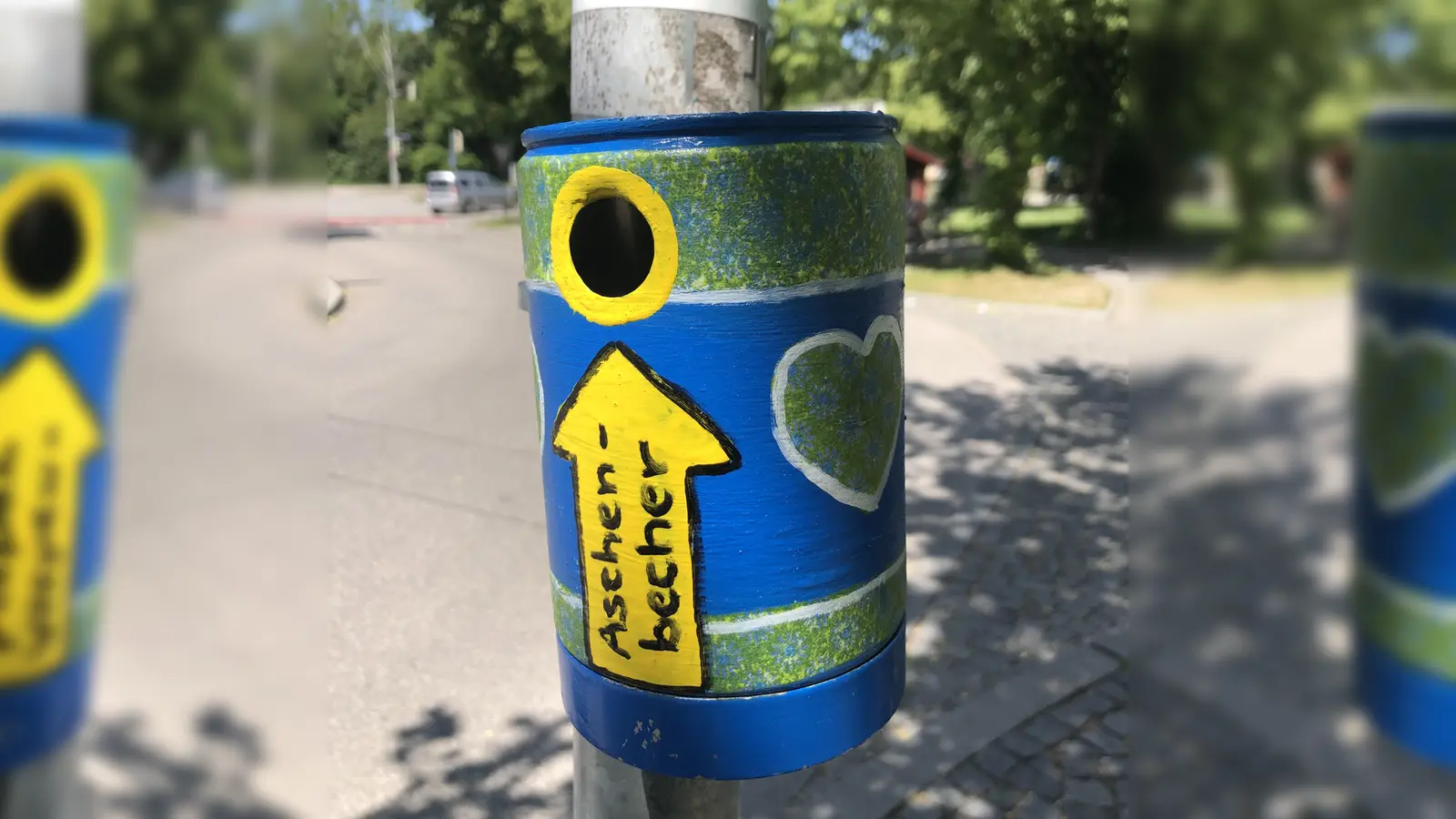 Die Umweltinitiative Aktives Harlaching sucht noch weitere Paten für die Leerung der Kippendosen. (Foto: hw)