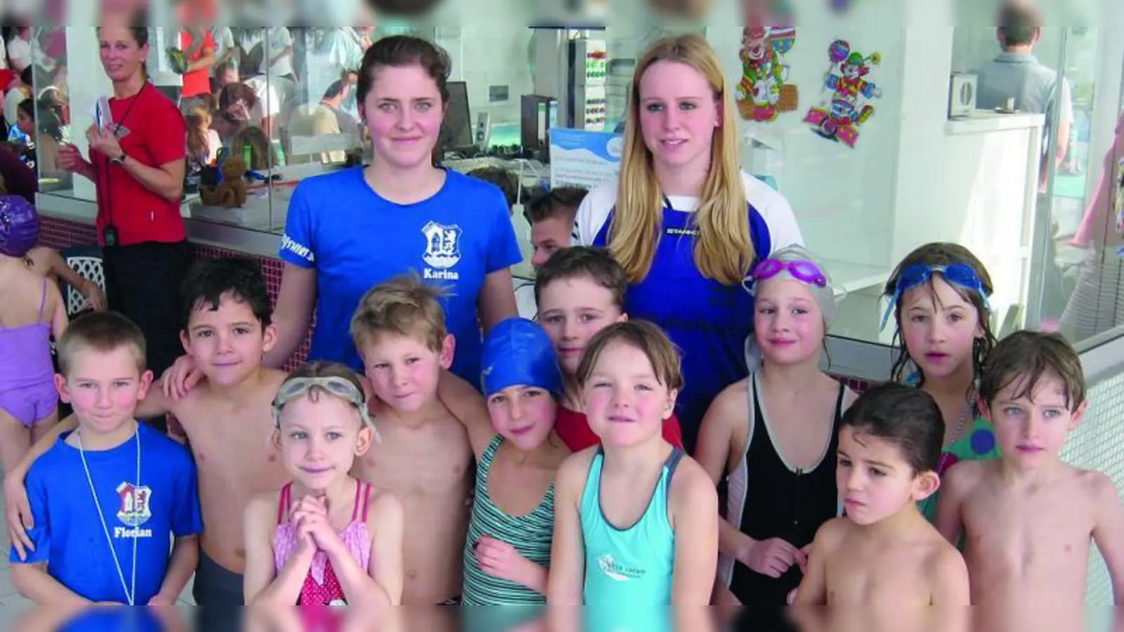 Wettkampf glücklich absolviert: Die Germeringer Zwergerl mit ihren Trainerinnen. (Foto: pi)