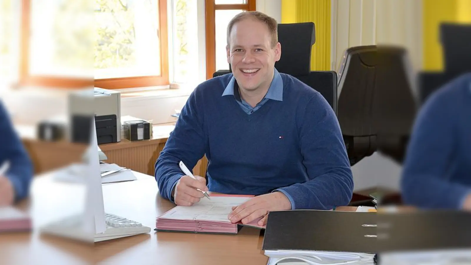 Kämmerer Oliver Malina hat beim Blick auf den Rücklagenstand gut lachen. 	 (Foto: MO)