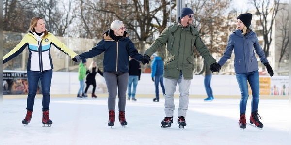Eislaufen im Prinzregentenstadion ist nur noch bis 1.März möglich. (Foto: SWM/Stefan Obermeier)