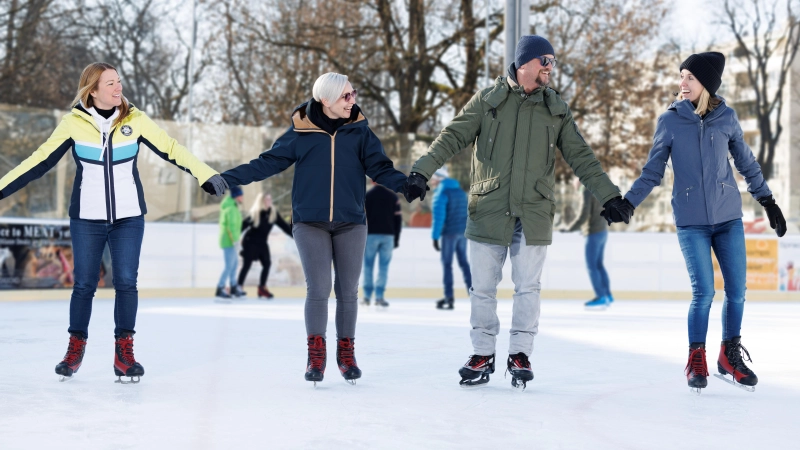 Eislaufen im Prinzregentenstadion ist nur noch bis 1.März möglich. (Foto: SWM/Stefan Obermeier)