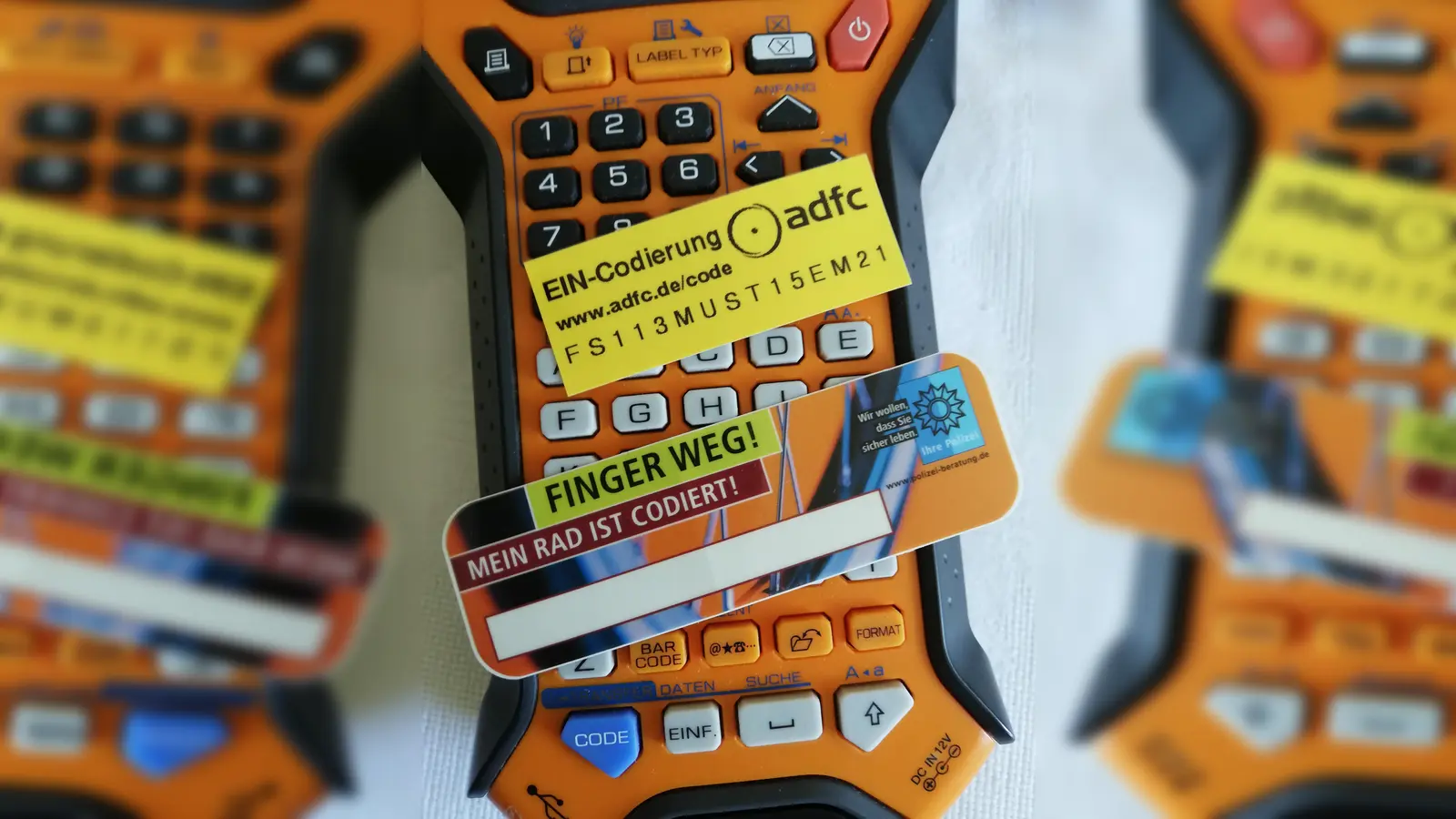 Wer sein Rad kodieren lässt, schützt es vor Diebstahl und bekommt es leichter wieder.  (Foto: ADFC)