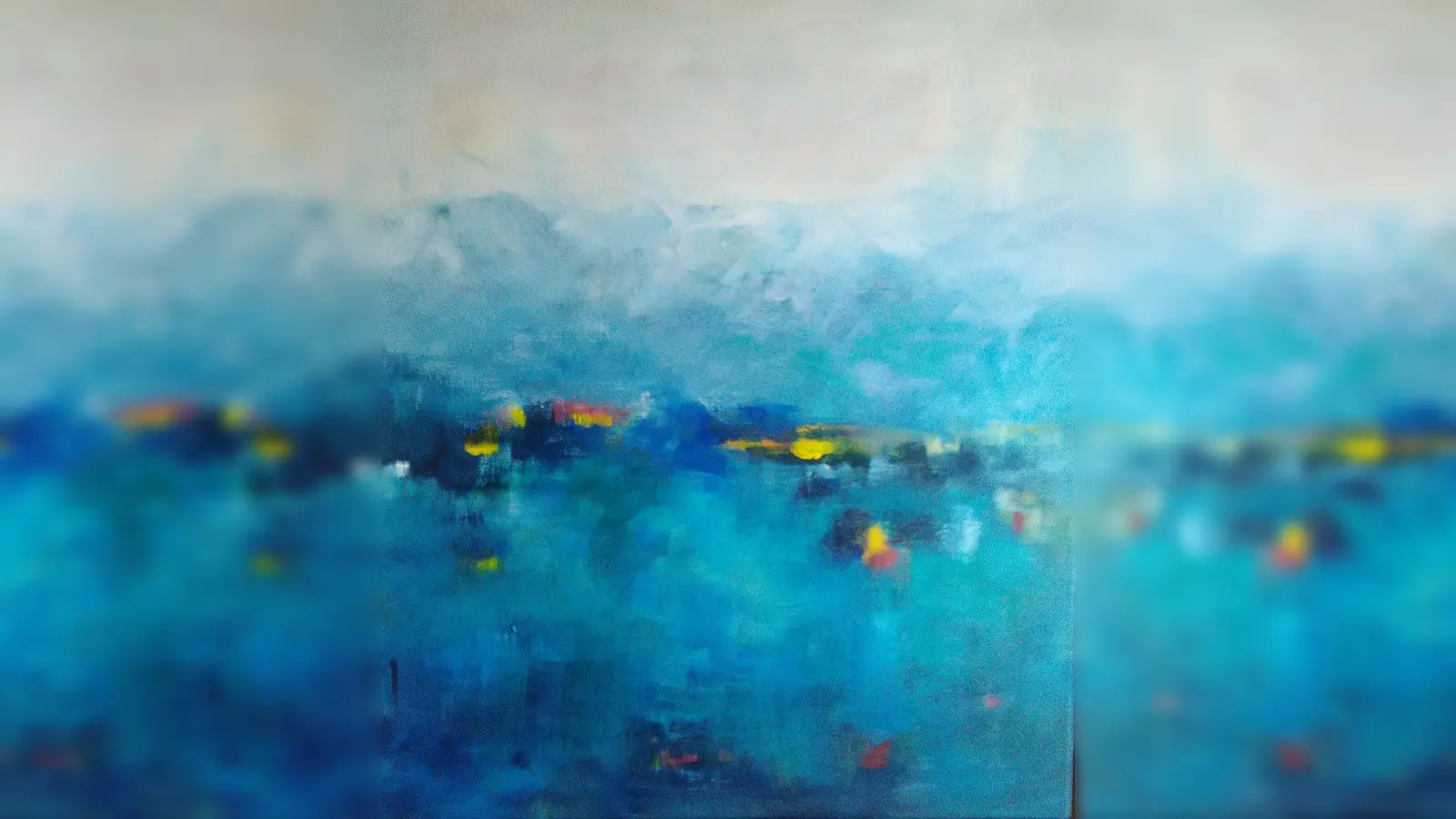 „Bergseelichter” lautet der Titel dieses Werks von Ellen Schmidt. (Foto: Schmidt)