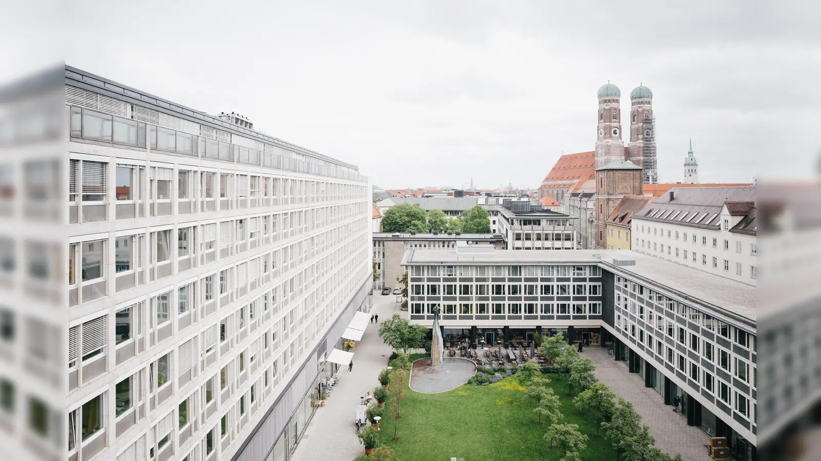 ﻿﻿Innenhof der Maxburg 2019, (Foto: © Designbuero Josef Grillmeier Munich)
