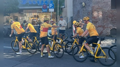 Am Samstag startete die Tour. Erste Etappe: von München nach Kempten. (Foto: Team Rynkeby)