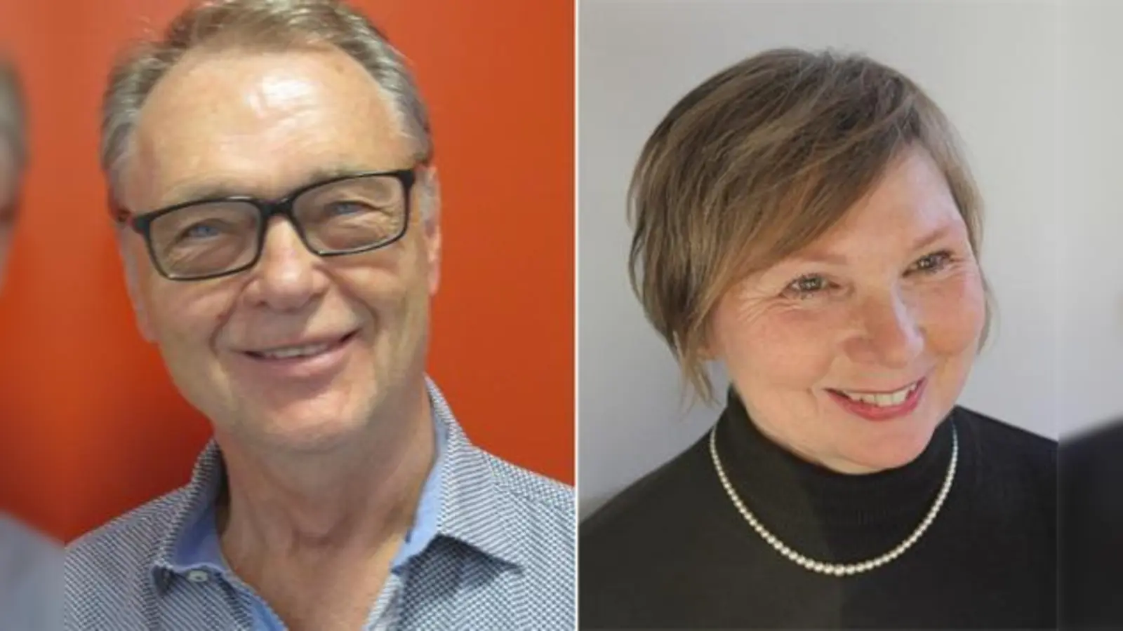 Volker Herbert leitet seit drei Jahren das „Trauercafé”. Bild rechts: Pfarrerin Iris Geyer ist „die Neue” beim „Trauercafé”.  (Foto: ebw/Privat)