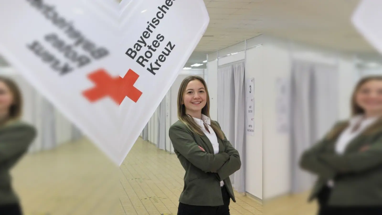 Lena Deininger ist seit dem 15. Februar die neue Verwaltungsleiterin des BRK-Impfzentrums des Landkreises Fürstenfeldbruck. (Foto: BRK)