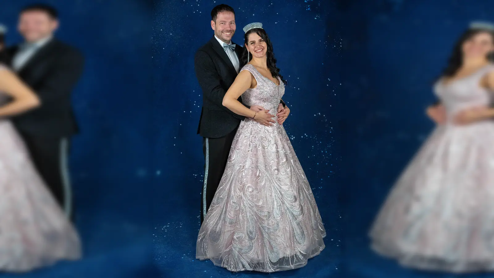 Das Prinzenpaar der Stadt Unterschleißheim, Prinzessin Sandra II. und Prinz Kay I, freut sich schon auf viele faschingsbegeisterte Gäste bei seinen Auftritten. (F.: UFC / Simon Fischer)