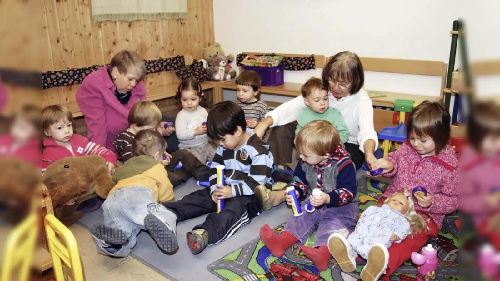 In den Kinderparks des Sozialdienstes Germering wird gespielt, gesungen, gemalt und geturnt. (Foto: pi)