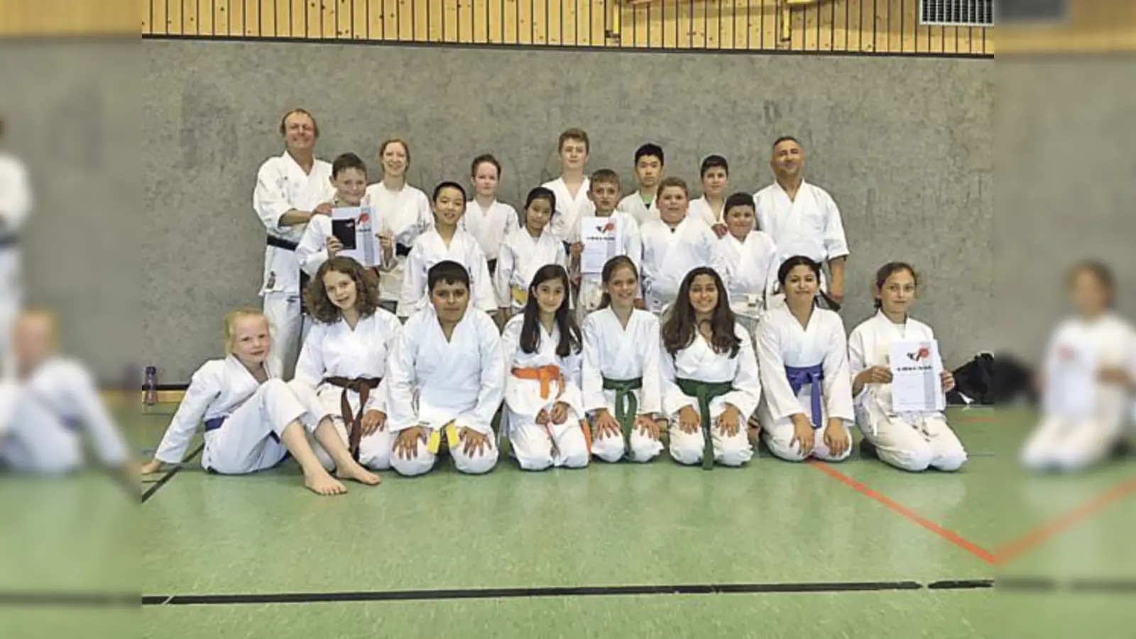 Kinder und Jugendlichen des TSV Neufahrn legen erfolgreich ihre Prüfung ab.	 (Foto: TSV Neufahrn)