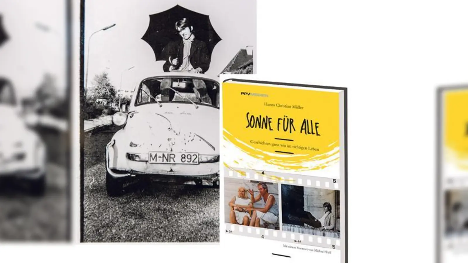 »Parkplätze waren damals schon ein Problem, da war die Isetta ideal, damit konnte man auch senkrecht einparken«, so Hanns Christian Müller über sein erstes Auto 1967. Im Buch »Sonne für alle« finden sich auch einige Fotos.  (Foto: aus »Sonne für alle«)