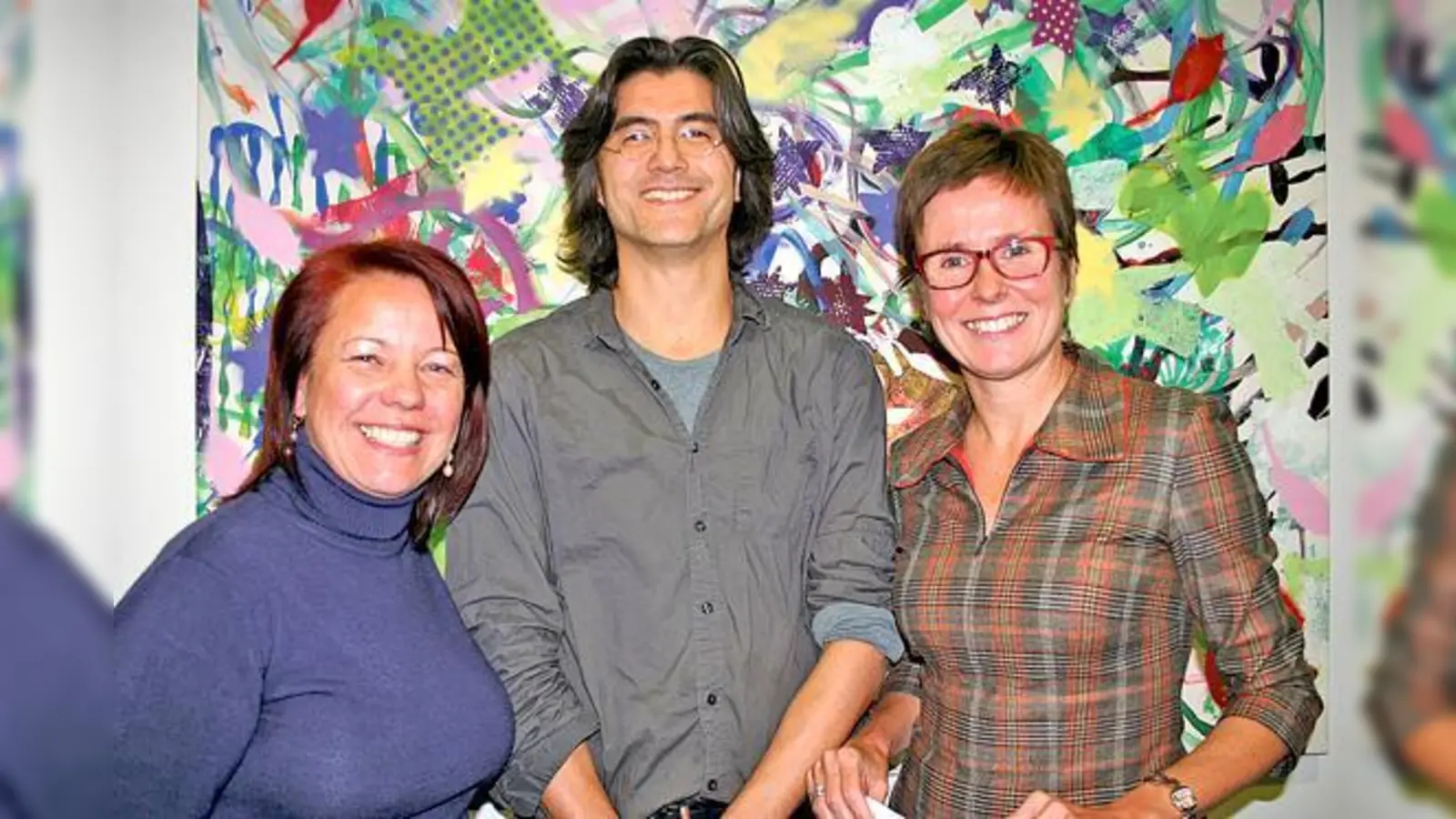 Der Bildungsempfang der Bayern-SPD im Münchner Norden fand in der Montessori Fachoberschule in Freimann  (Foto: Rektor Carl Mirwald konnte die Landtagsabgeordneten Diana Stachowitz (links) und Isabell Zacharias begrüßen. 	ws)