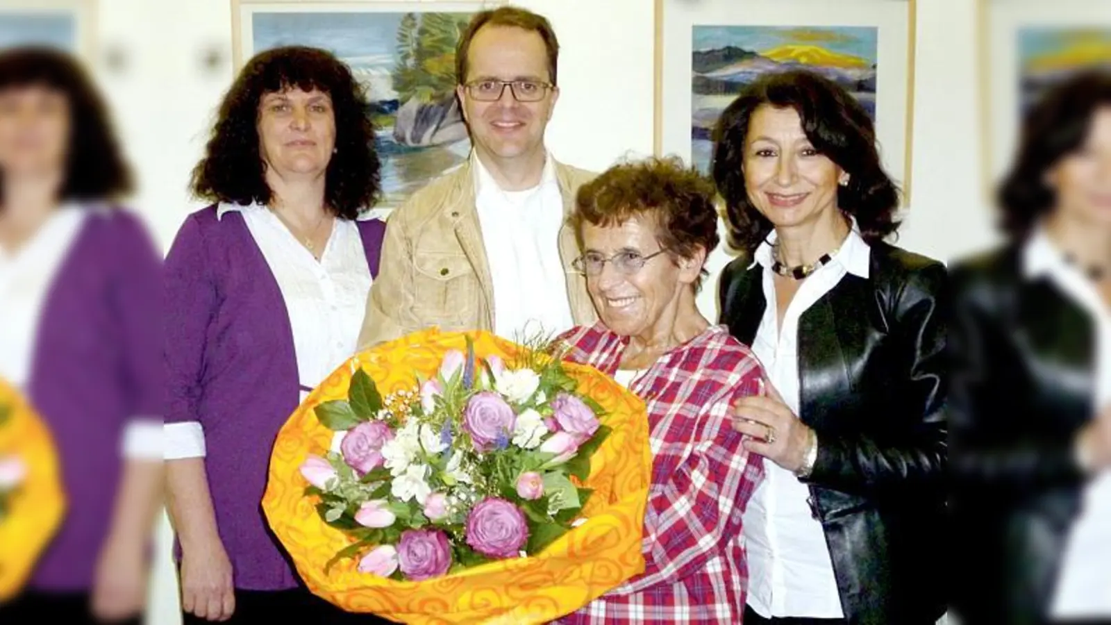 Astrid Schweizer, Vorsitzende SPD-OV Ramersdorf, Markus Rinderspacher, Leonore Wölfl, Stadtratskandidatin Dr. Didona Weippert	 (Foto: privat)