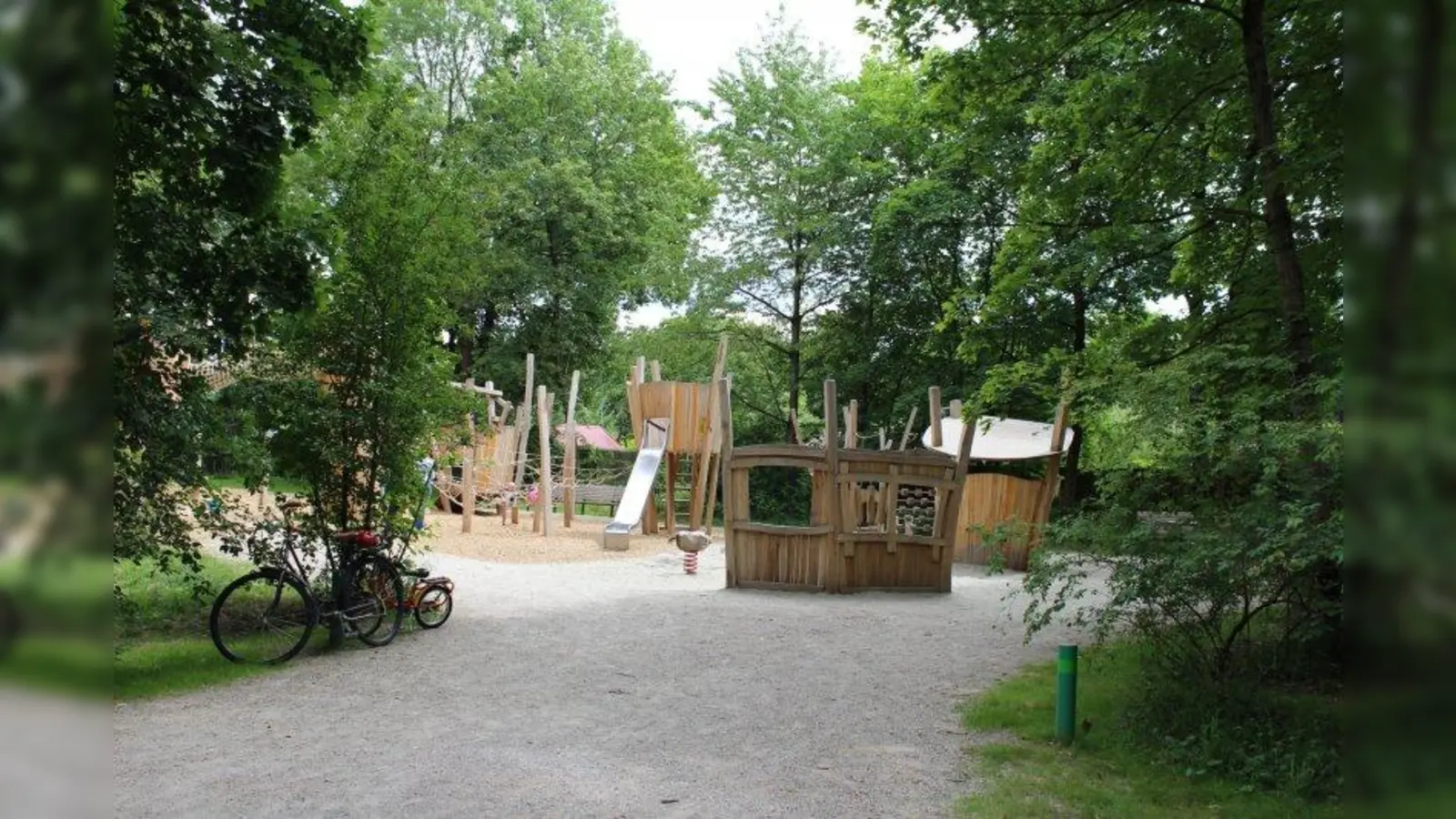 Der Spielplatz im Taxispark ist unter anderem mit Beteiligung von Kindern und Jugendlichen während der Planungsphase entstanden. (Foto: sb)