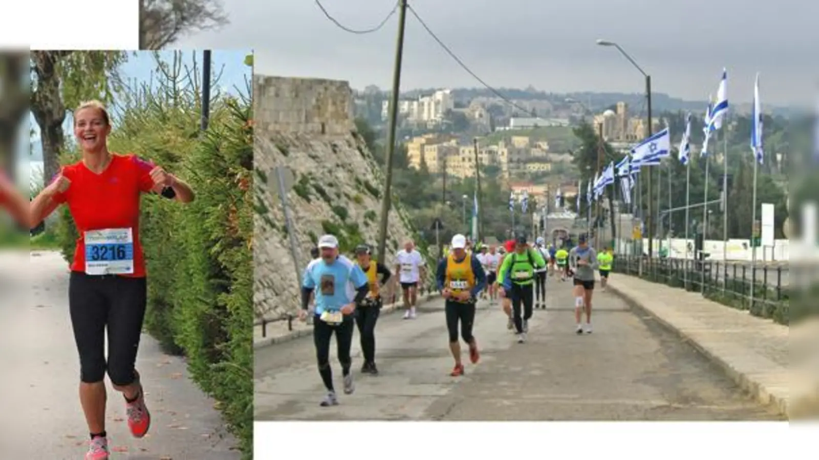 Gilt als der bergigste Stadtmarathon der Welt: der Jerusalem Marathon. Die Münchnerin Sandra Mastropietro möchte die 42,195 Kilometer lange Strecke im März bezwingen.  (Foto: LaufKultTour Sonja Landwehr e.K./Privat)