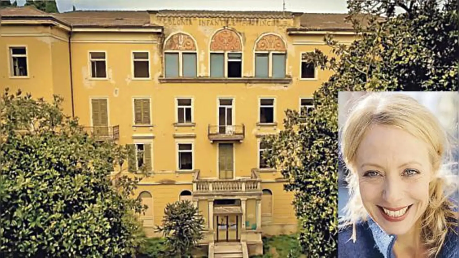 Das Sanatorium in Riva: Ein symbolischer Ort für Regisseurin Julia Benkert (kleines Bild).	 (Fotos: VA)