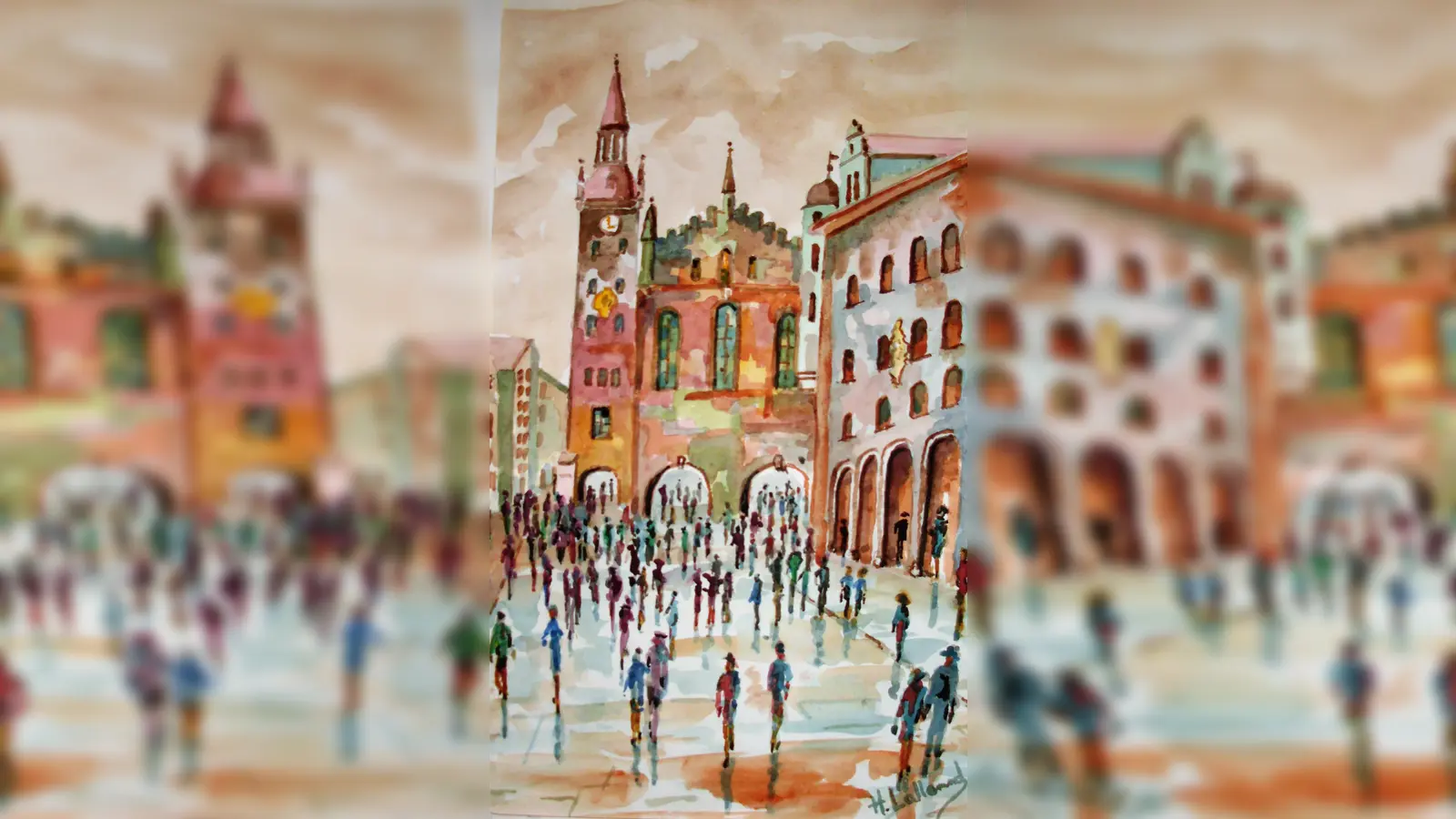 Blick vom Tal aufs Alte Rathaus: Ein Beispiel Lallemands Schaffen. (Foto: VA)