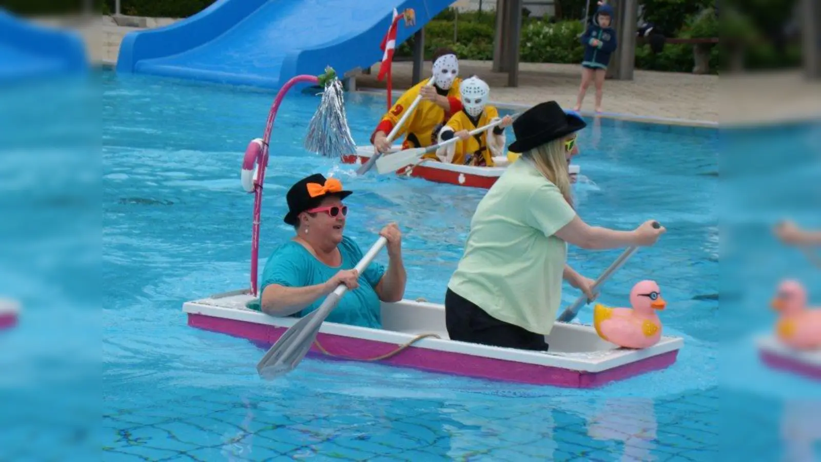 Spannendes Kopf-an-Kopf-Rennen zwischen den Pink Submarines und den Tasmanischen Teufeln. (Foto: pst)