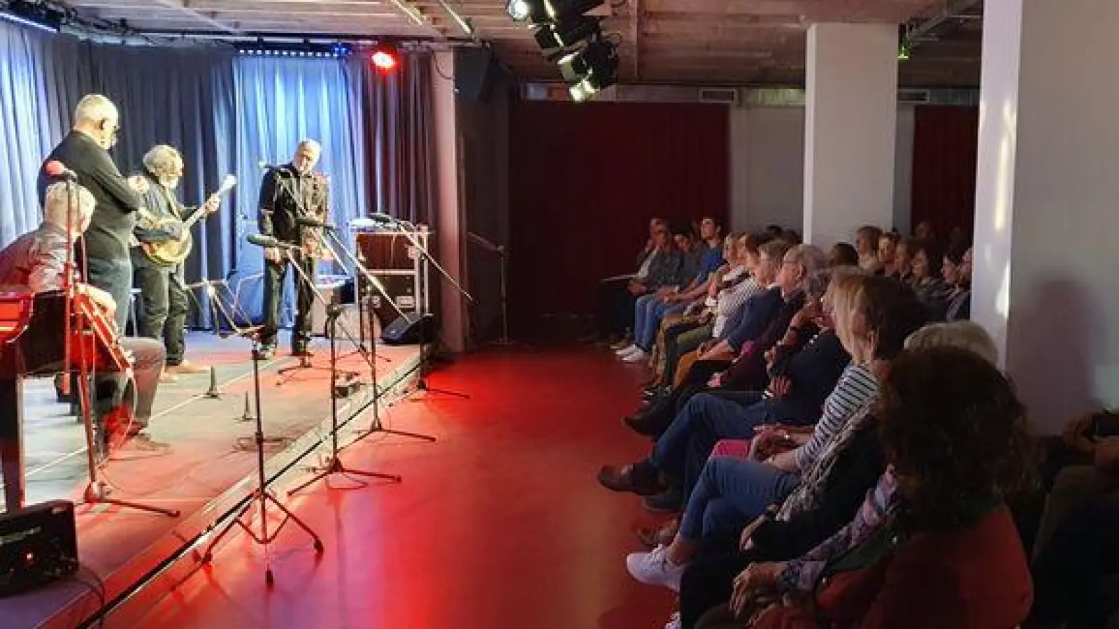 Vor einem voll besetzten Saal spielten sechs Bands für den guten Zweck. Die Aktion soll wiederholt werden. (Foto: Hilpert)