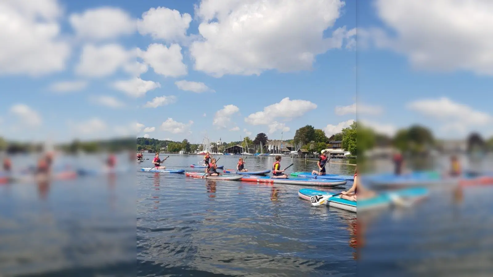 Ein Kurs im Stand-up-Paddling und ein Waldausflug standen u.a. auf dem diesjährigen Ferienprogramm der Stadt Starnberg. (Foto: Stadt Starnberg)