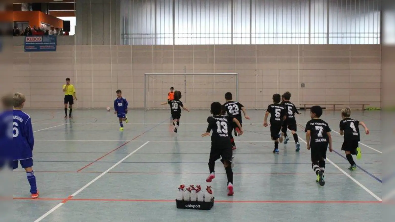 Der FSV Waiblingen durfte sich nicht nur im U9-Turnier über den Sieg freuen (Bild), sondern später auch in dem der U10. Sieger bei der U11 wurde Jahn Regensburg. (Foto: TSV Solln)