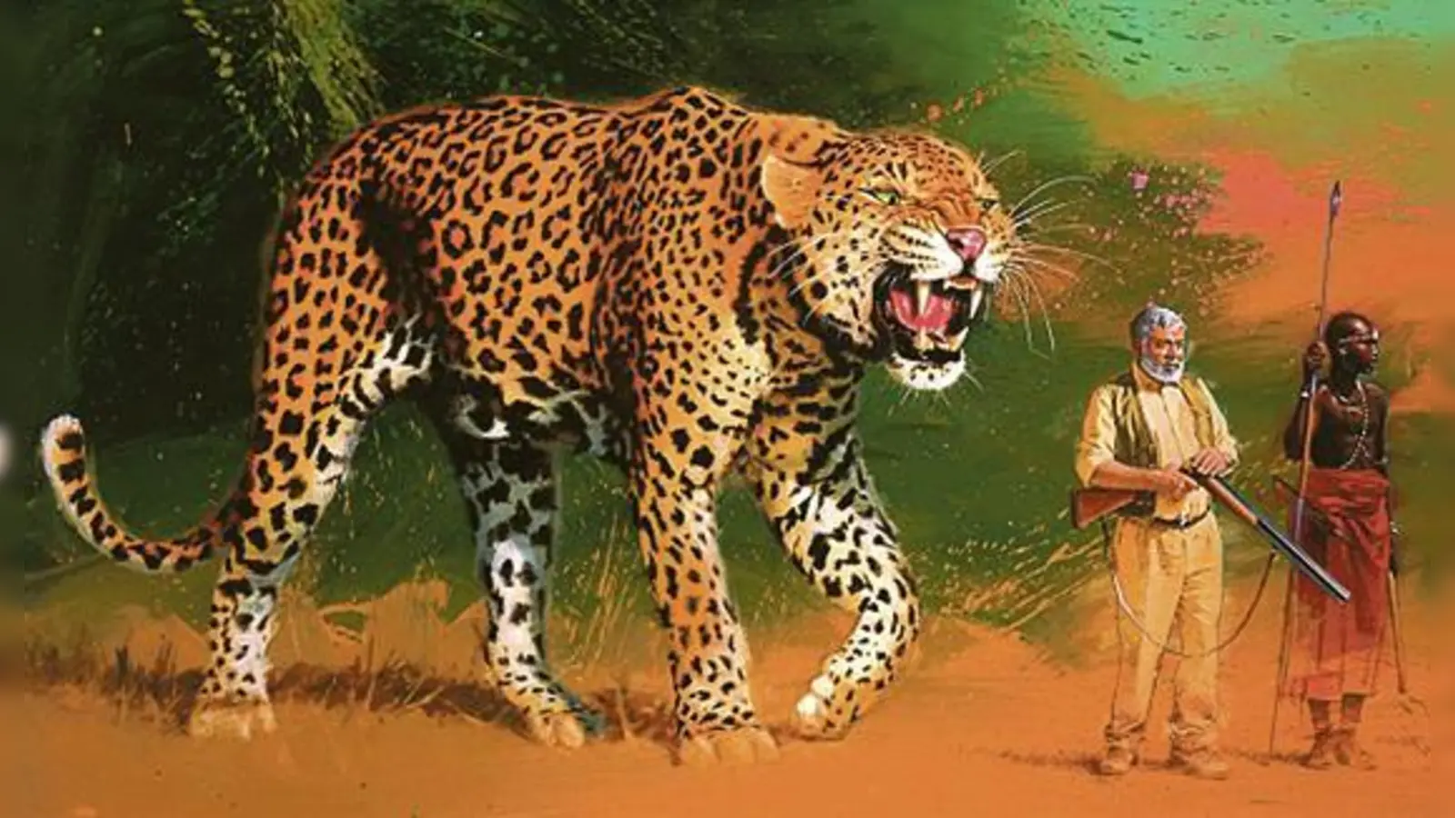 Alfons Kiefer stellt sich das Thema Großwildjagd in Afrika ungefähr so vor. 	 (Foto: VA)