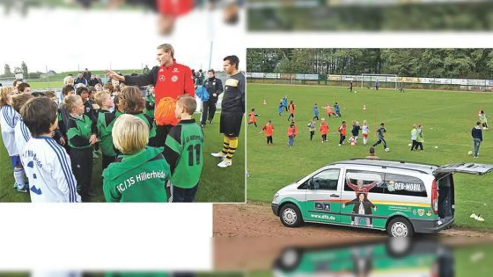 Mit dem DFB-Mobil besucht der weltgrößte nationale Sportverband  die Basis  demnächst in Oberföhring.	 (Fotos: DFB)