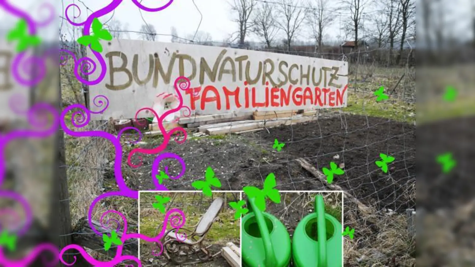 Der Garten des Bund Naturschutzes wird zum geselligen Treffpunkt für Familien.  	 (Foto: VA)