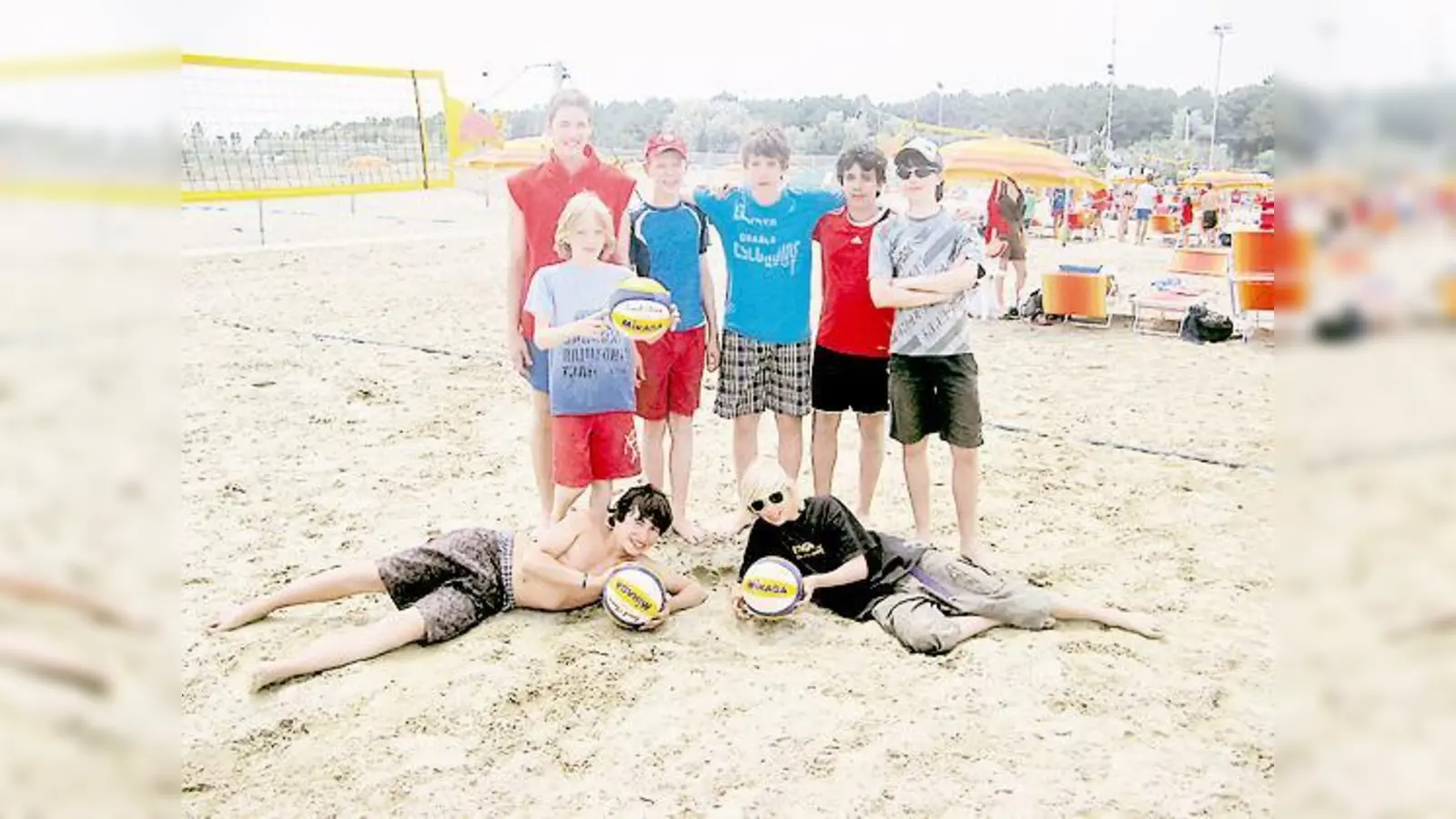 Die Volleyball-Jungs hatten eine Woche lang Beachtraining in Italien.  (Foto: DJK)