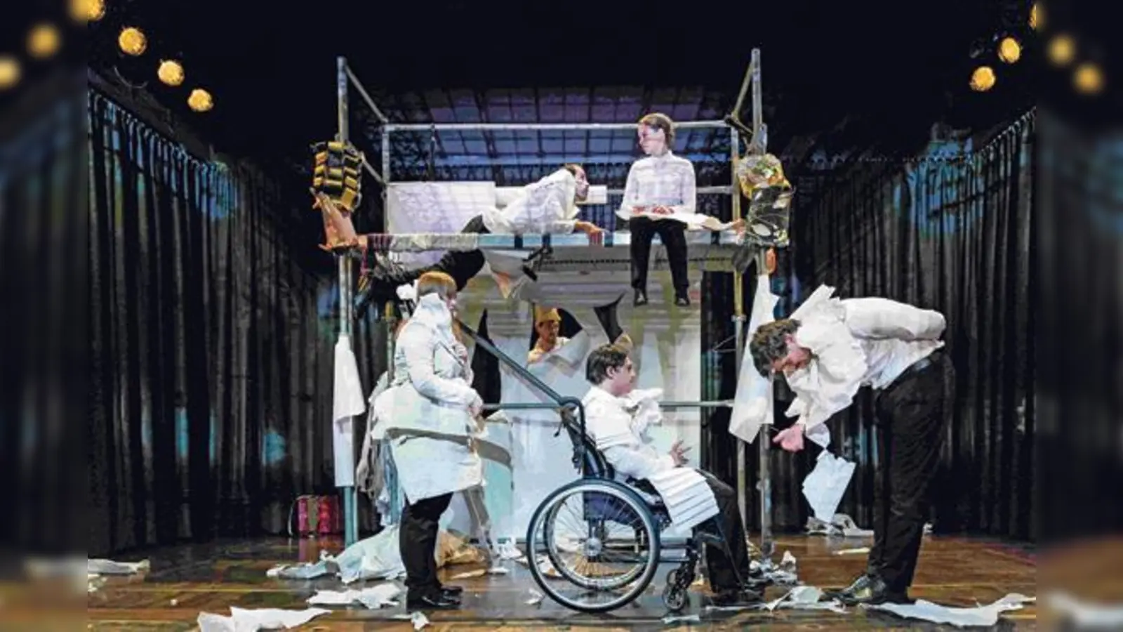 Sechs Schauspieler mit und ohne Behinderung zeigen bei den Kulturtagen ihren ganz eigenen Shakespeare. 	 (Foto: J. Miedl)