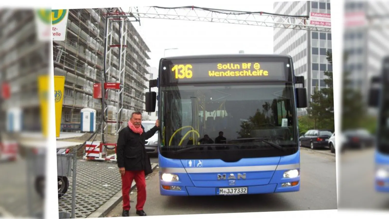 Karl Hirsch war einer der ersten Fahrgäste des Südseiten-Busses. (Foto: pi)