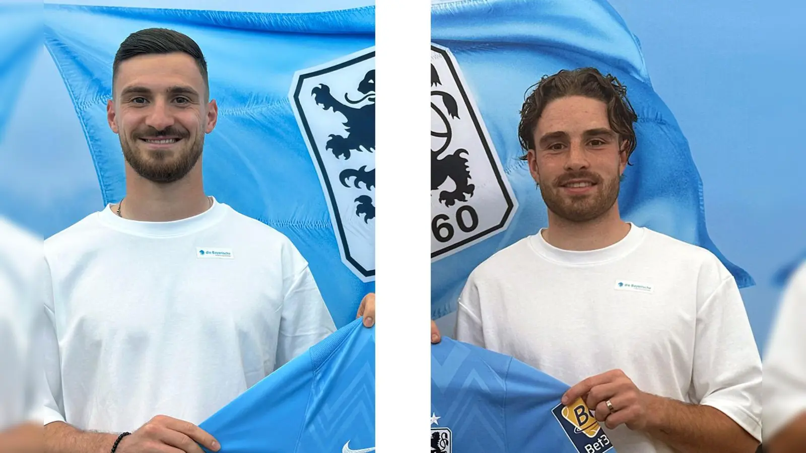 Offensivhoffnung: Maximilian Wolfram (links) und David Philipp (rechts). (Foto: TSV 1860)