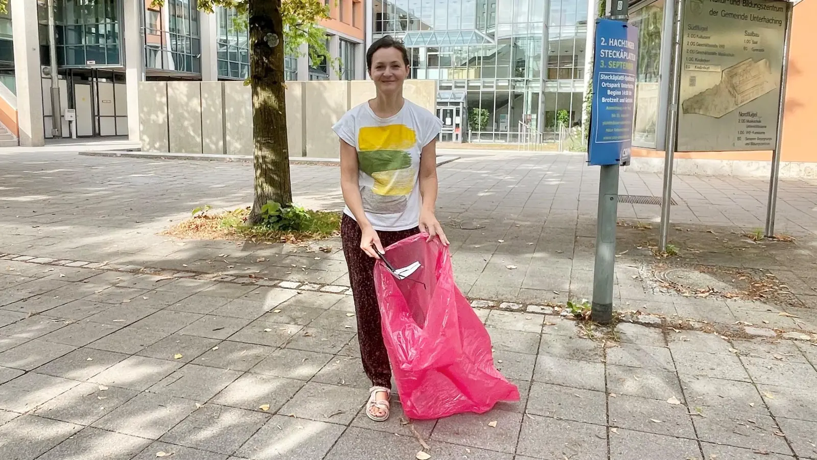 Mach es wie Edina, pack am Sonntag, 16. September, beim CleanUp-Day tatkräftig mit an und sorge so ganz einfach für eine saubere Umwelt. (Foto: hw)