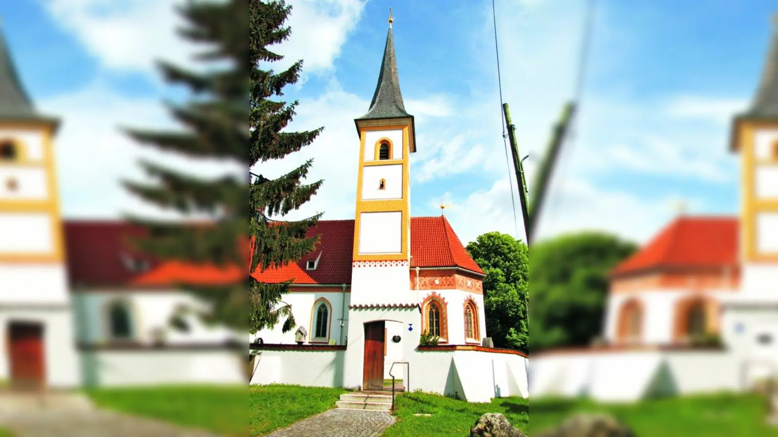 St. Wolfgang an der Pippinger Straße bildet heuer die stimmungsvolle Kulisse für Ludwig Thomas Weihnachtsgeschichte. (Foto: pi)