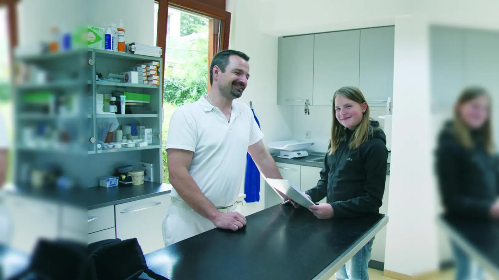 Nahm sich viel Zeit für die „Jung-Reporterin” Sophie Hoffmann: Dr. Klaus Sommer. (Foto: RP)