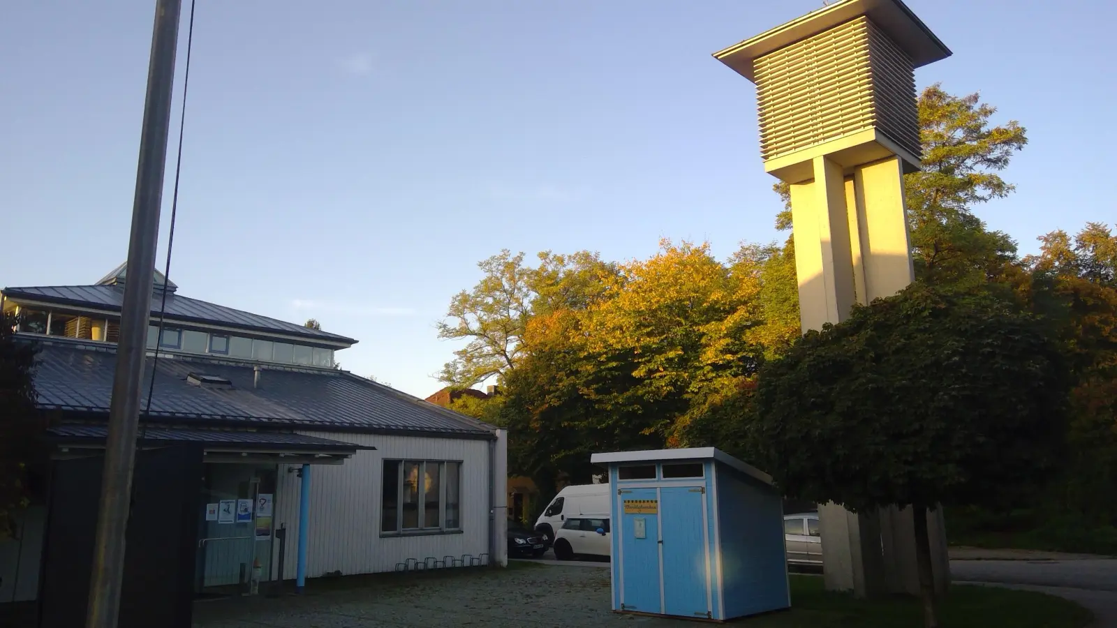 Eine eher unscheinbare Hütte mit großer Wirkung: das „Marktalenchen” in der Ohlauer Straße. (Foto: bas)