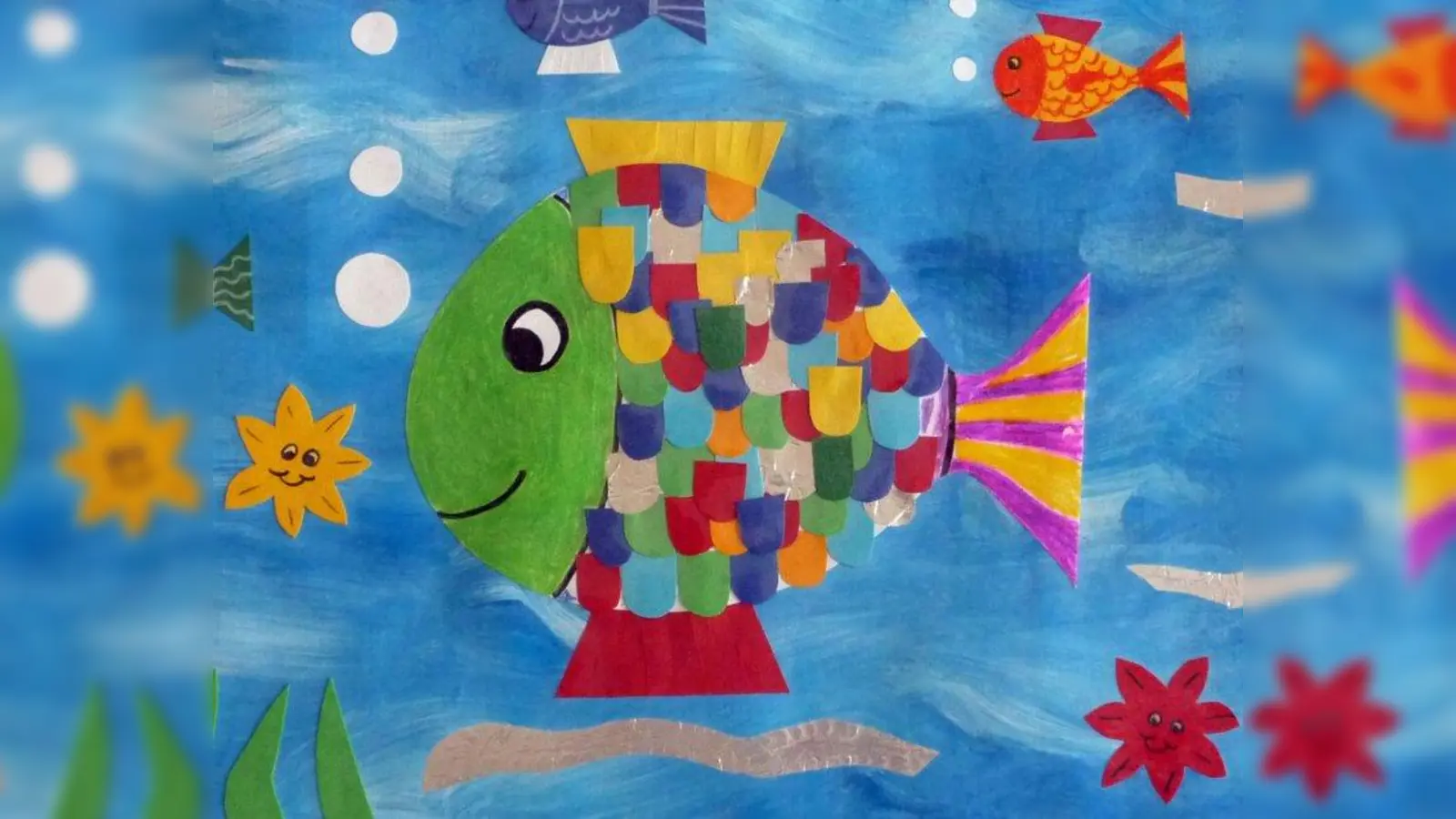 Im Dschungelpalast wird der Regenbogenfisch gestaltet. (Foto: Feierwerk)