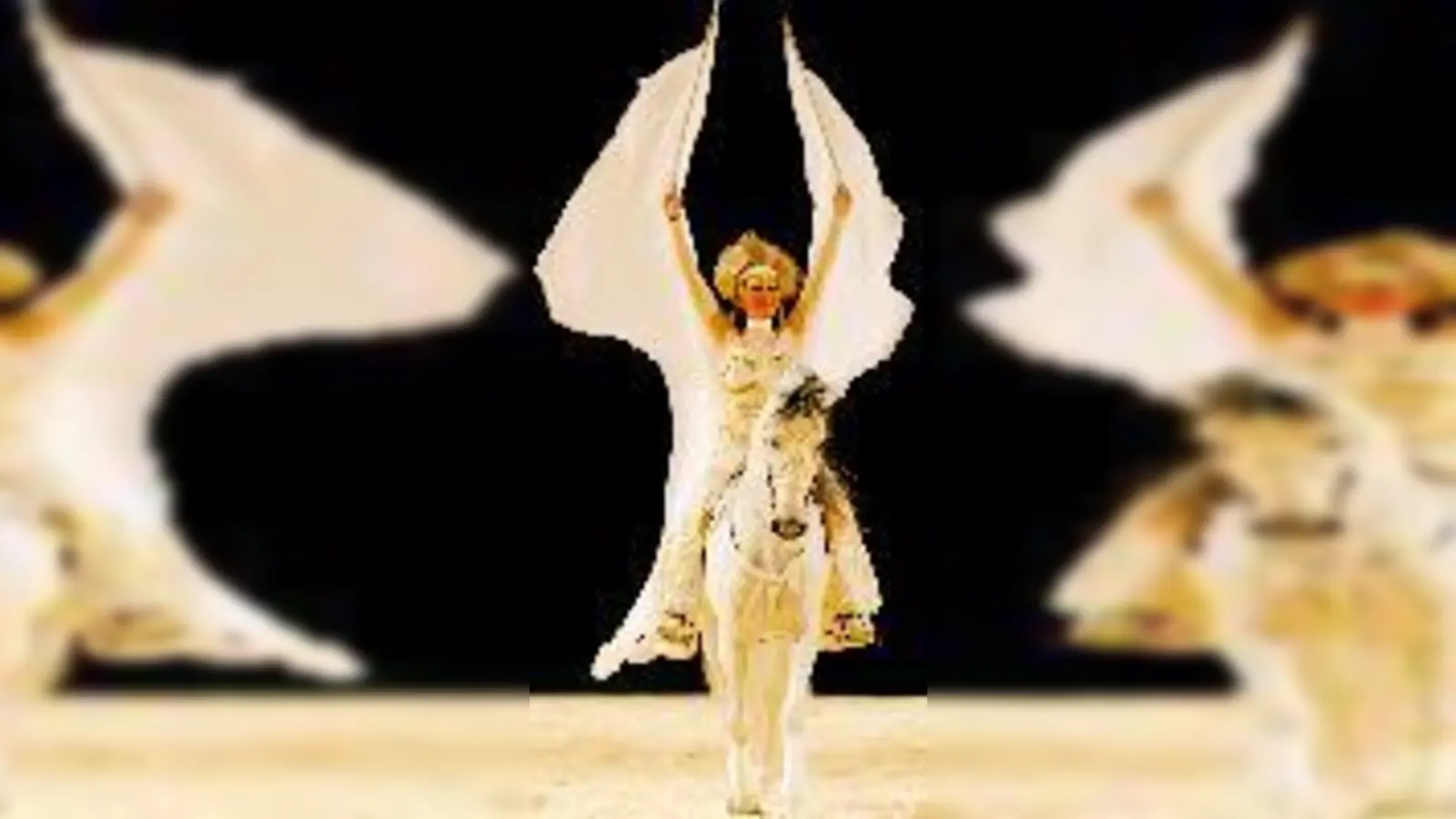 Foto: Die edelsten Pferde zeigen sich dem Publikum.