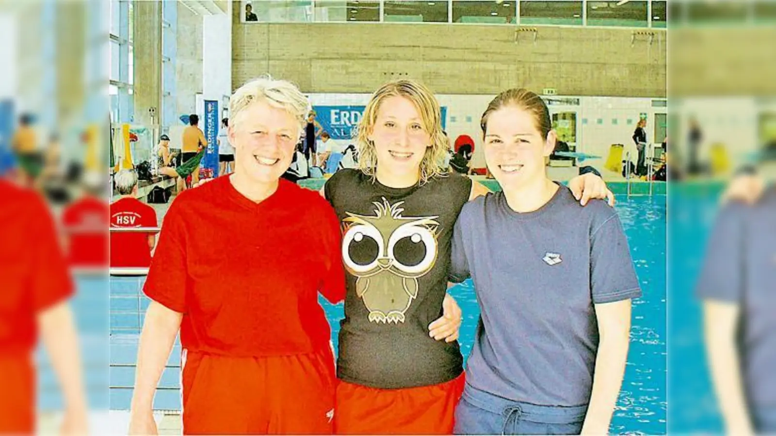 Die Lohhofer Schwimmerinnen Brigitte Weinzierl, Franziska Szabo und Sarah Streicher (v.l.).	 (Foto: SVL)