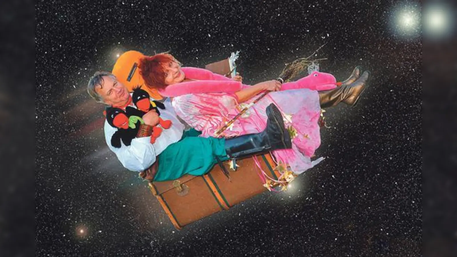 Bei schönem Wetter werden Agnes Kraus und Harry Oriold für Kinder ab drei Jahren am Samstag, 29. Juli, draußen auf dem Vorplatz Theater spielen. 	 (Foto: VA)