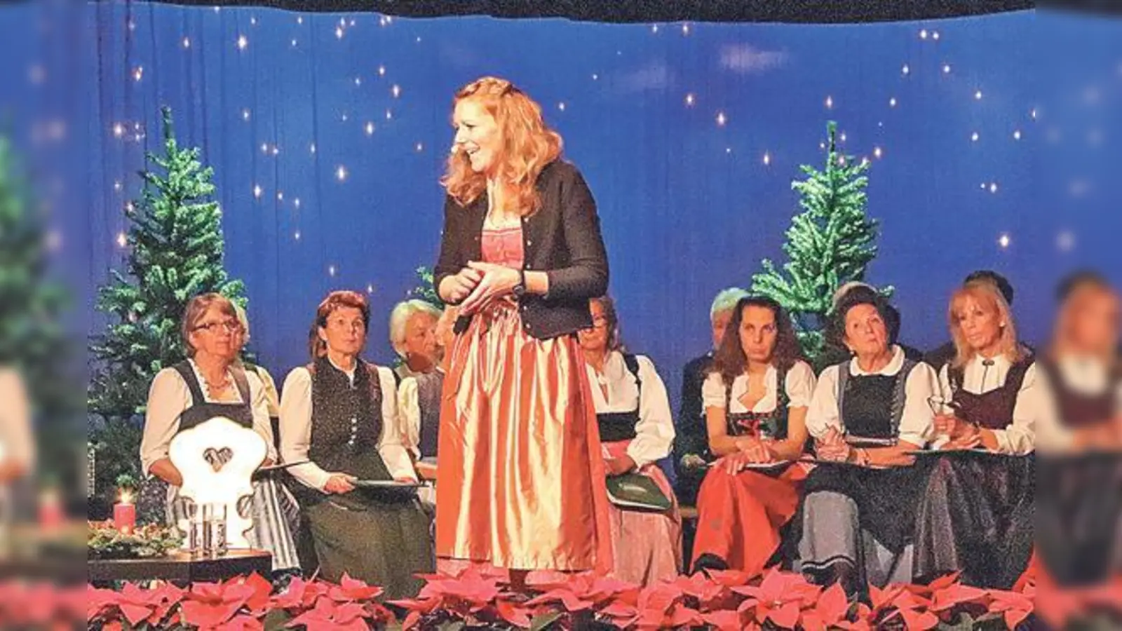 Monika Lößl berichtete über die zahlreichen Bräuche, die man früher während der Rauhnächte vollzog.	 (Foto: Jakob Pritscher)