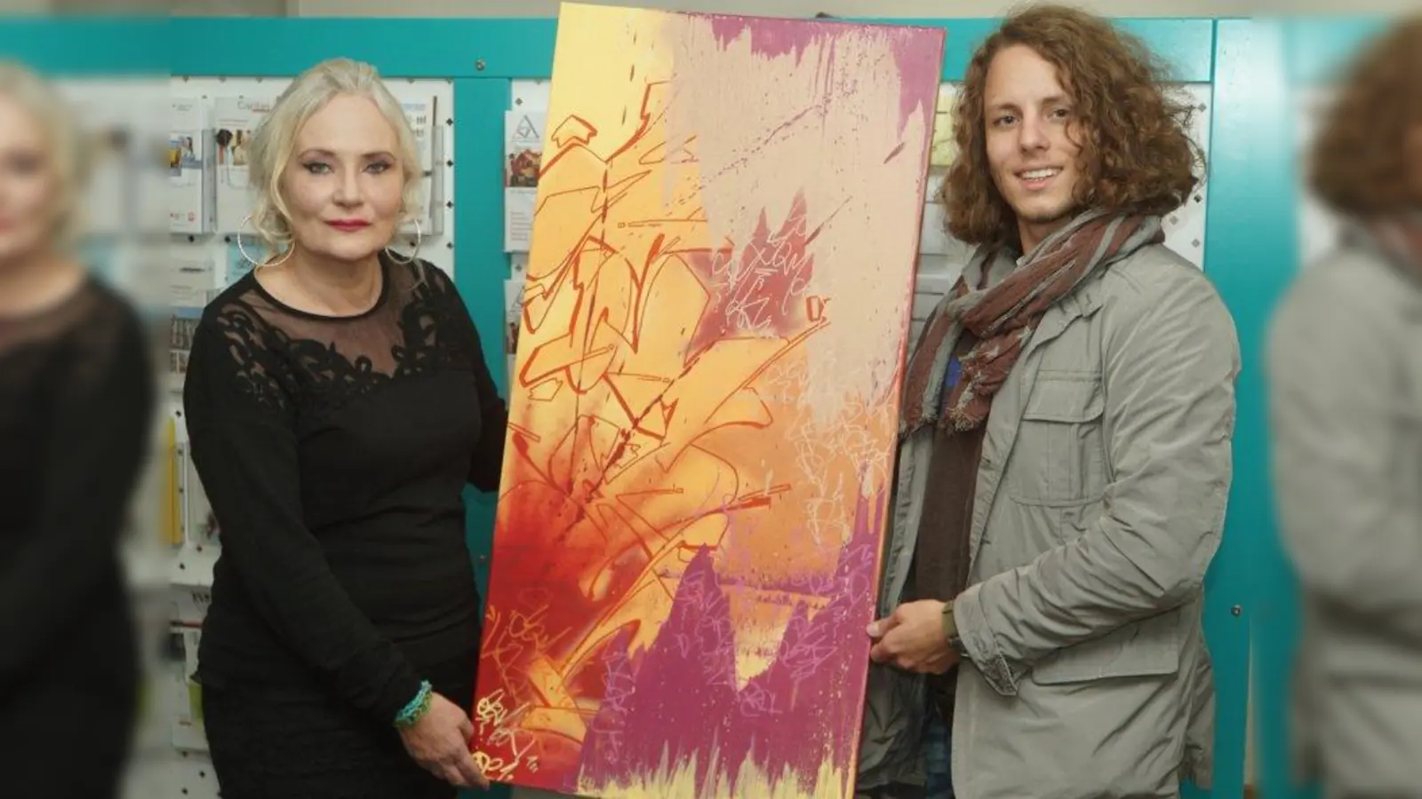 Friederike K. Berger und Manuel Perlitschke alias yoman111. (Foto: Peter Güntner)