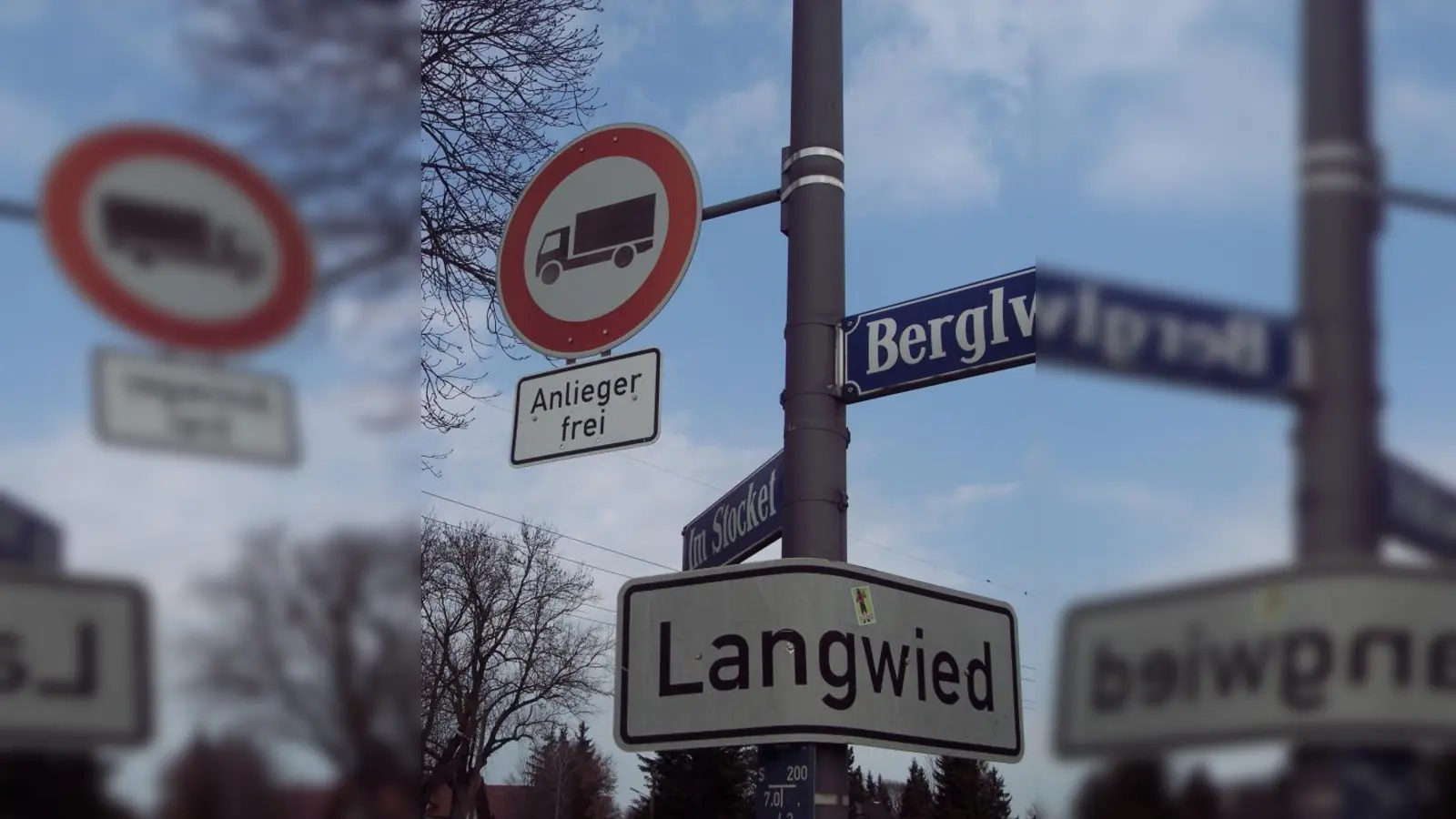 Die Langwieder fordern Verkehrskontrollen, damit die Lkw-Fahrverbote besser eingehalten werden. (Foto: ET)