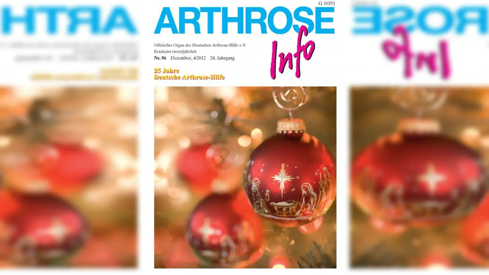 Die neue Ausgabe der „Arthrose-Info” ist erschienen. Alle Betroffenen und Interessierten können ein kostenloses Musterheft anfordern. (Foto: pi)